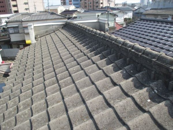 岡山市南区　屋根工事　雨漏り点検