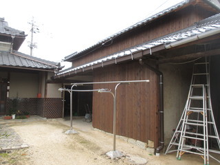 雨どい工事  雨どい取り換え　岡山市北区